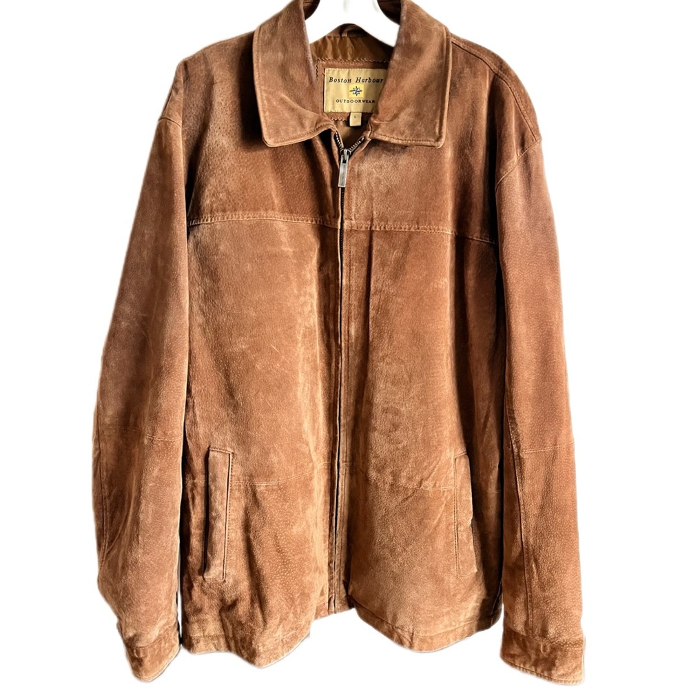 Vintage Boston Harbour Genuine Suede Leather Jacket